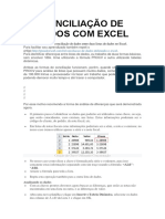 Conciliação de Dados Com Excel