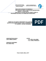 Diseño de Un Tanque Atmosférico de Almacenamiento de Sulfato de Aluminio Líquido para La Empresa Ferro Aluminio, C.a., Morón - Estado Carabobo