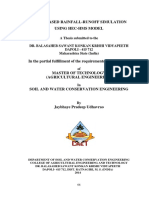 062 Event Based Rainfall-Runoff Simulation Using Hec-Hms Model (2014) (Jayb