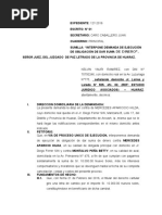 Demanda de Proceso de Obligacion de Dar Suma de Dinero Proceso de Ejecucion