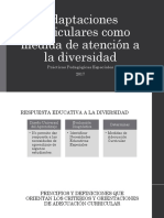 Adaptaciones Curriculares Como Medida de Atención A La Diversidad 2017