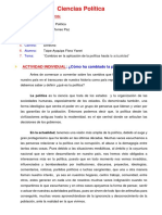 Cambios de La Aplicacion de La Politica en La Actualidad