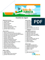 Checklist de Viagem - Vida de Turista