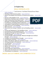 Power Plant Engineering - Lecture Notes, Study Material and Important Questions, Answers