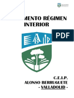 Reglamento Régimen Interior CEIP Alonso Berruguete