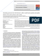 2011 - Beck - Amending Greenroof Soil With Biochar To Affect Runoff Water Quantity and Quality