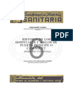 Historia de Los Hospitales y Asilos de Puesto Principe o Camaguey (Periodo Colonial)