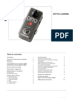 TC Ditto Looper Manual Spanish PDF