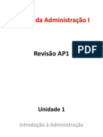 SLIDES AP1 Teorias Da Administração I.pps