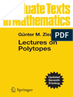 Lectures On Polytopes