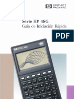 Instrucciones Calculadora Cientifica Hewlett Packard HP48G