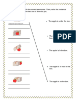 Match The Pictures With The Correct Sentences