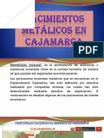 Yacimientos Metálicos en Cajamarca