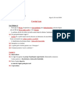 Evaluation TD 2 - Meningite - Septicemie