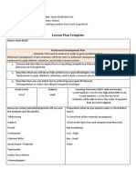 Lesson Plan Template: Name of Student Teacher: Nada Khalil Bintook School: Far Eastern Private School