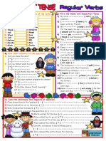 Past Simple Regular Verbs PDF