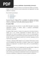 Formulación de Foda