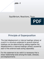 Lec 2 - Equilibrium, Reactions, Truss