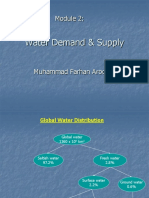 Module - 2 Water Demand & Supply