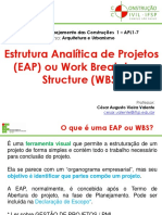 Aula 05 - WBS e EAP No Planejamento Da Construção Civil