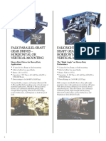 Falk Parallel-Shaft Gear Drives - Horizontal or Vertical Mounting Falk Right-Angle Shaft Gear Drives - Horizontal or Vertical Mounting