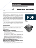 Power Roof Ventilators: Description