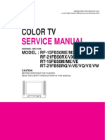 LG Color TV Service Manual