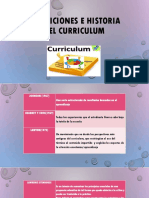 Historia de Curriculum