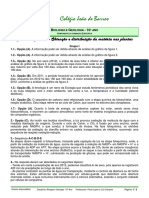 FT2 Revisões CC Exercicios Experiencias Obtenção Distribuição Da Matéria Plantas