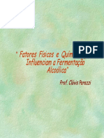 Fatores Químicos e Físicos Que Influenciam A Fermentação Alcoolica.