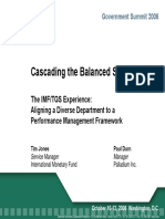 Cascading The Balanced Scorecard