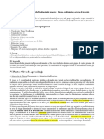 I. Formalidades Del Informe A Preparar: IV. Puntos Clave de Aprendizaje