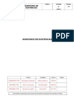 Procedimiento de Toma de Inventario