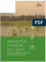 Promoting Financial Inclusion Can The Constraints of Political Economy Be Overcome