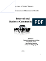 Intercultural Business Communication