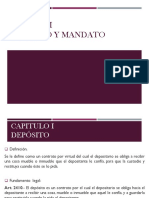 Depósito y Mandato