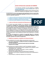 Servicio de Atención de Denuncias Laborales de SUNAFIL