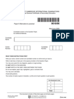 University of Cambridge International Examinations International General Certificate of Secondary Education Biology