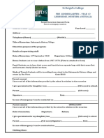 Parent Excursion Consent Form