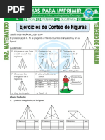 Ficha Ejercicios de Conteo de Figuras para Tercero de Primaria