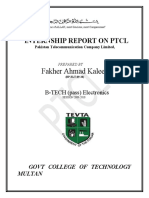 PTCL Internship Report