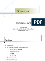 Biosensors: Christopher Byrd