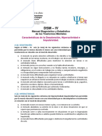 DSM - Iv: Características de La Desatención, Hiperactividad e Impulsividad