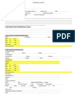 Historia Clinica Formato