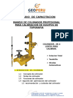 Capacitacion Manejo de COlimador para Calibrar - CUsco