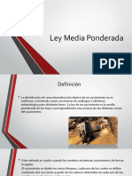 Ley Media Ponderada