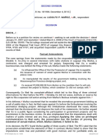 Petitioner Vs Vs Respondent: Second Division