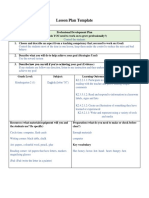 Lesson Plan Template