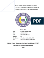 Peningkatan Hasil Belajar Siswa Dalam Pembelajaran Ipa Terhadap Konsep Pengaruh Energi Melalui Penggunaan Metode Inkuiri