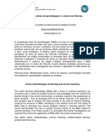 Metodologias Ativas de Aprendizagem e o Ensino de Ciências